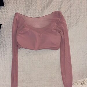 Mesh workout top